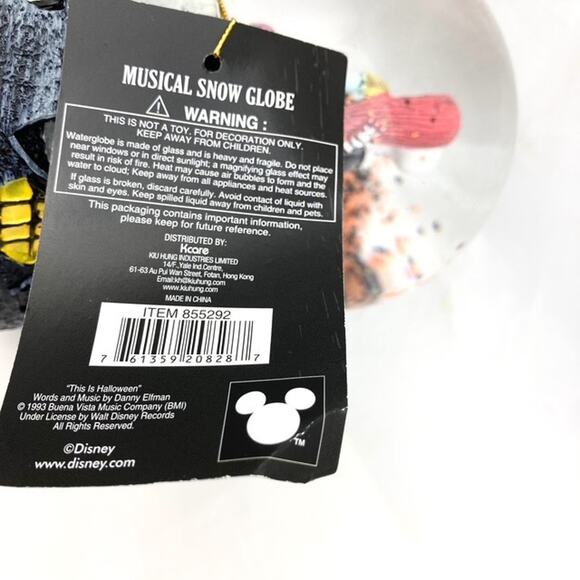 Musical Halloween  Snow Globe Nightmare Before Christmas Jack Sally Zero KCore - Picture 11 of 11